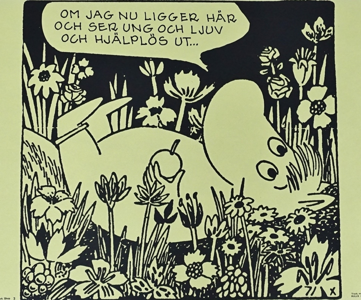 Affisch, Mumin, efter Tove Jansson