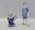 2 st. figuriner, Bing och Gröndal och Royal Copenhagen, Danmark