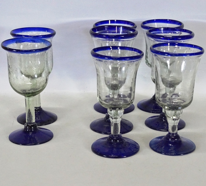 6+2 Vinglas, Bergdala glasbruk, 1900-tal