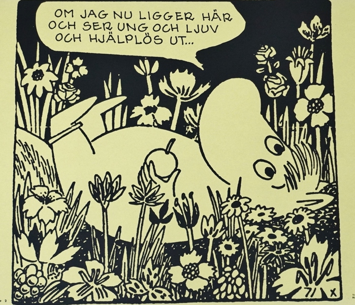 Affisch, Mumin, efter Tove Jansson