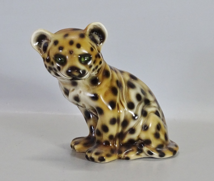 Figurin "Leopardunge" 1970-tal