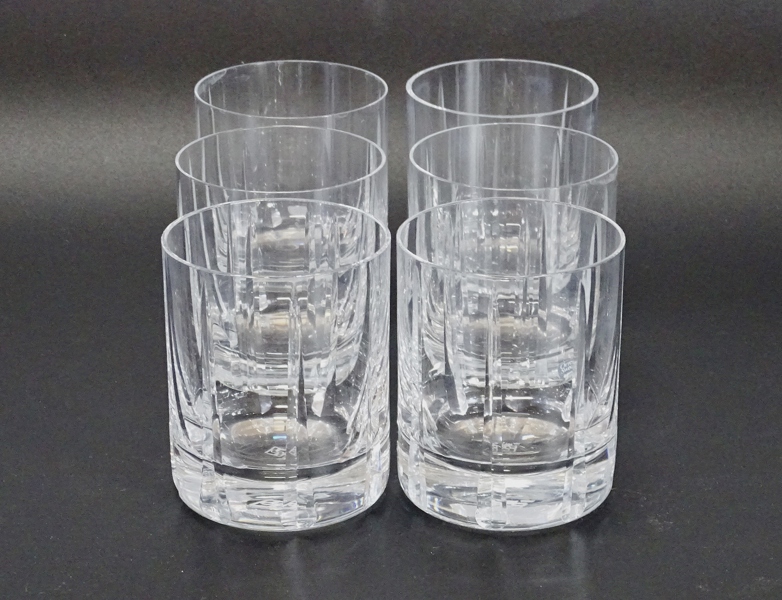 6 st. Whiskyglas "Memphis" Gunnar Cyrén, Orrefors