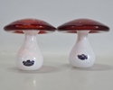 Parti figuriner, flaskor samt vas, Stockholms Glasbruk, Skansen, 8 delar