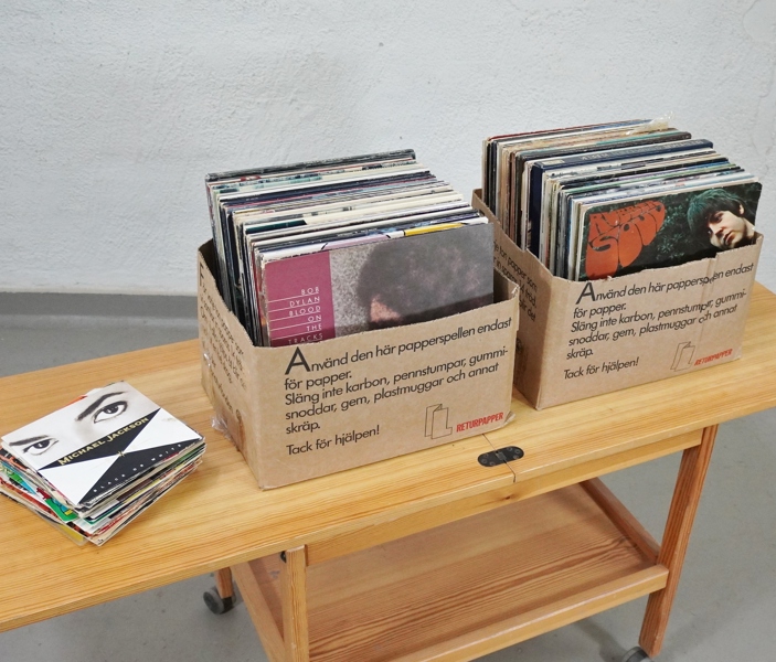 Parti vinylskivor, LP/singlar, blandade genrer