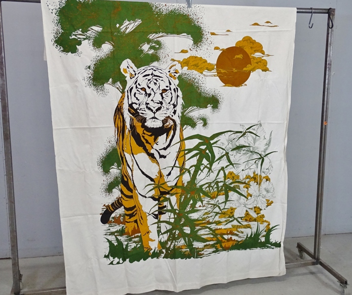 Draperi/Bonad "Tiger" 1900-talets andra hälft