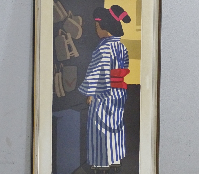 Litografi, Lars Norrman "Geisha"