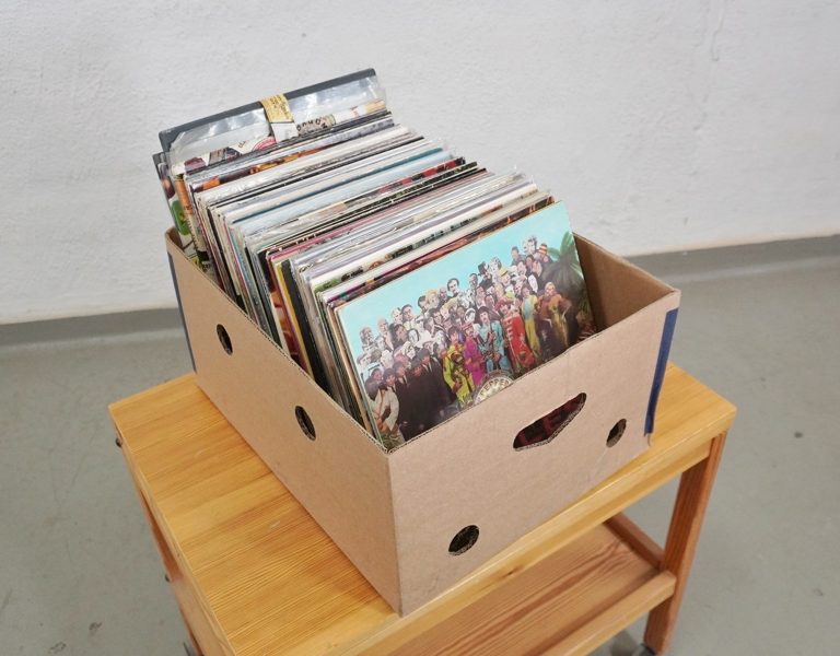 Parti vinylskivor, LP, blandade genrer