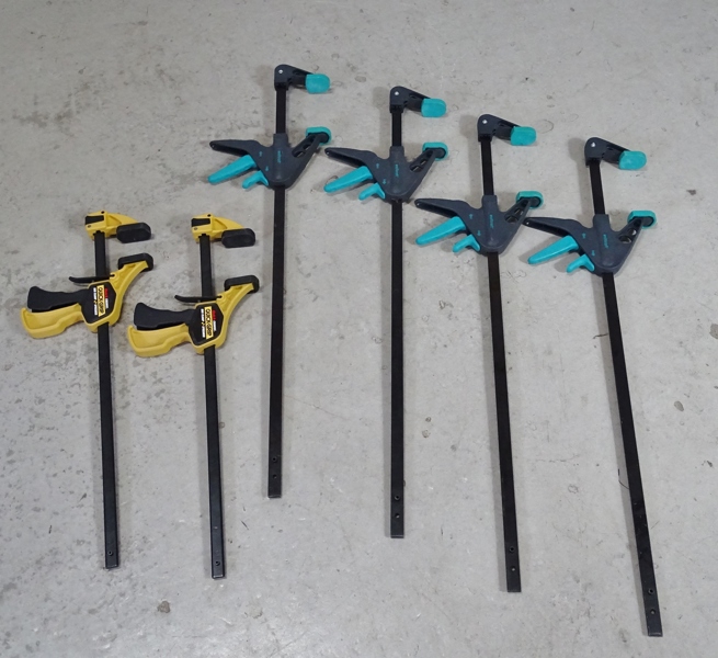 4+2 tvingar, Wolfcraft och Quick-grip, moderna