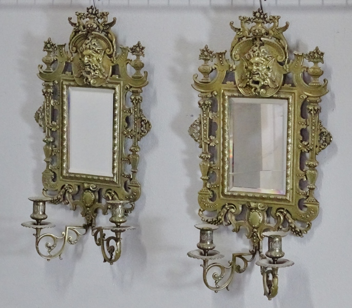 1 par spegellampetter, 1900-tal