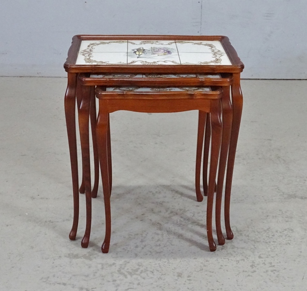 Satsbord, 3 delar, rokokostil, 1900-tal