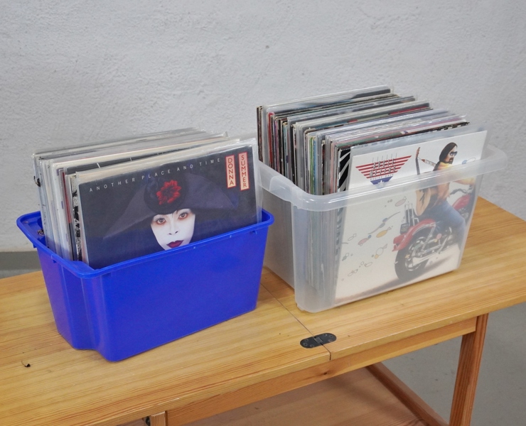 Parti vinylskivor, LP, blandade genrer