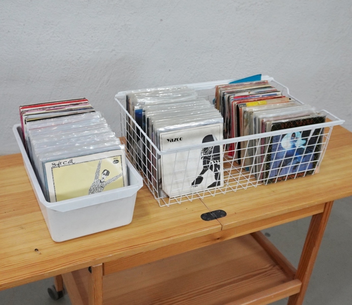 Parti vinylskivor, singel/EP, blandade genrer