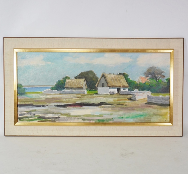 Oljemålning, Gunnar Mossberg "Fårö"