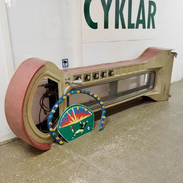Styrketestare (Fotboll) Calciometro, A. Zamperla, Italien, 1900-talets mitt