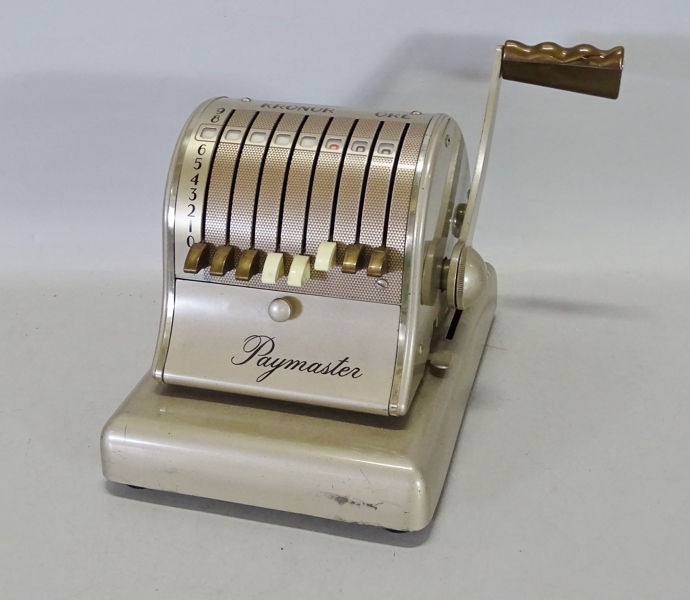 Räknesnurra "Paymaster" USA, 1900-talets mitt