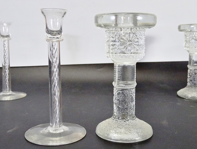 2+2 st ljusstakar, glas