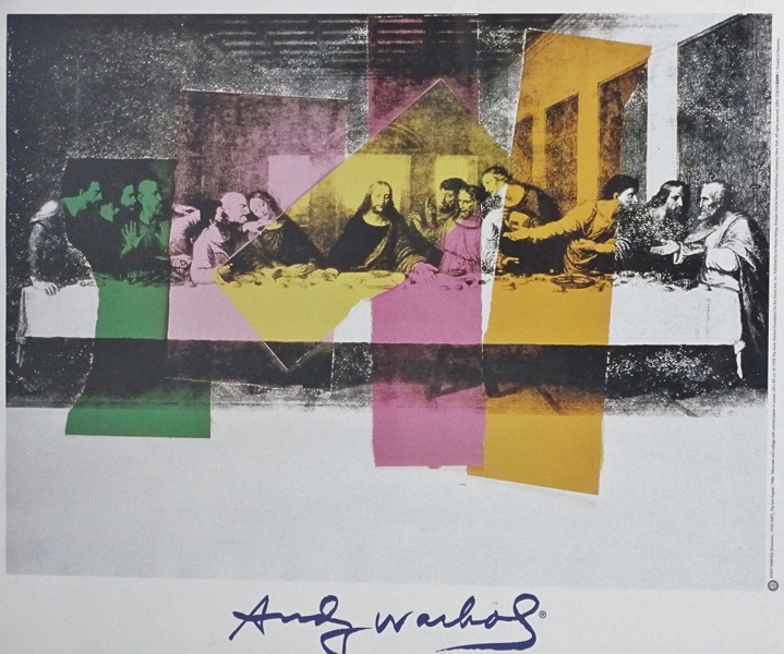 Affisch "The Last Supper" Andy Warhol