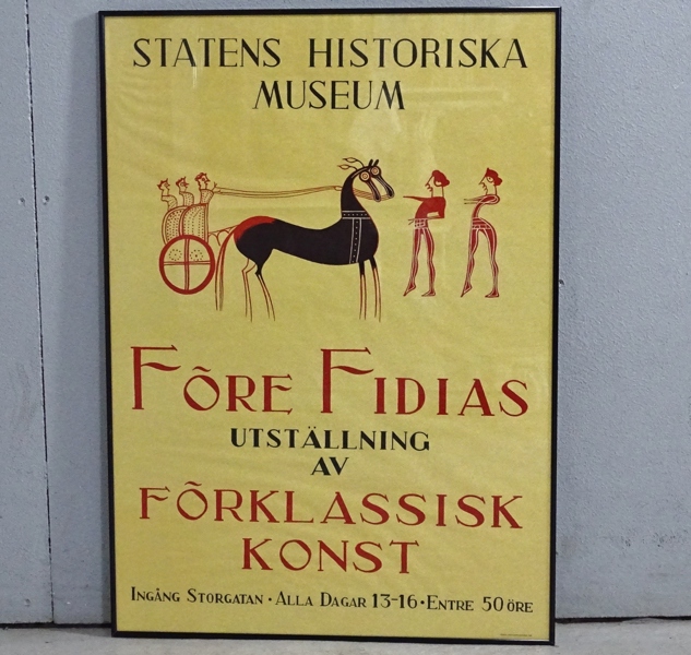 Affisch, Statens Historiska Museum