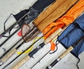 4 st. fiskespön, Boron, Daiwa, Kunann och Salmon Ace