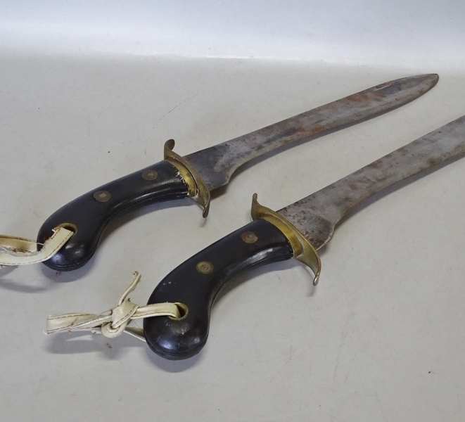 2 st. Faskinknivar, m/1848, Sverige