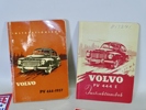 1 par handböcker "Volvo PV" samt klistermärken
