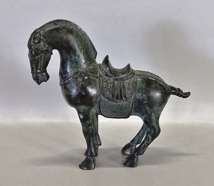 Skulptur "Häst" Tang-stil, Kina, 1900-tal