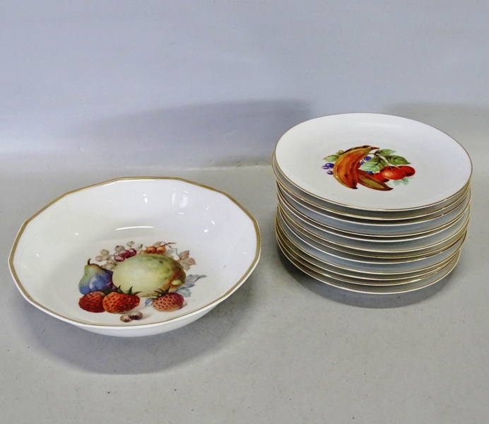 Fruktservis "Bohemia" 1900-tal, 13 delar