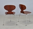1 par stolar "Myran" Arne Jacobsen, Fritz Hansen, Danmark, 1950/60-tal