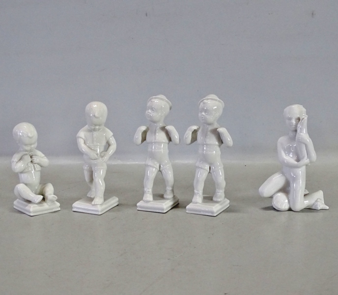 5 st figuriner, porslin, Rörstrand