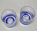 1 par whiskyglas, Nason och Moretti, Murano, Italien, 1900-talets andra hälft