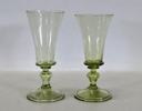 1 par vinglas, Historic glass, repliker efter modell från Böhmen 1500-tal 