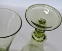 1 par vinglas, Historic glass, repliker efter modell från Böhmen 1500-tal 