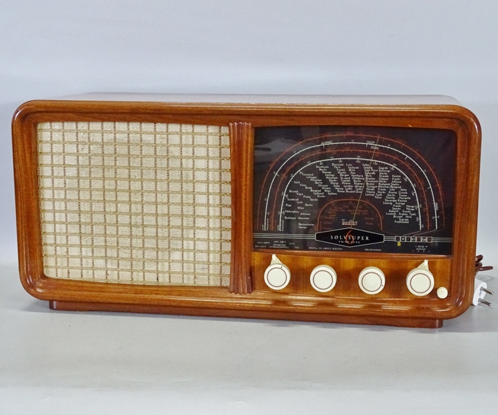 Radio-apparat "Sølvsuper 6 FM De Luxe" Tandberg, 1900-talets mitt