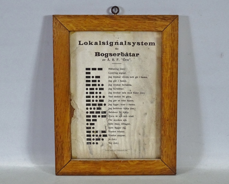 Tavla, Lokalsignalsystem för Bogserbåtar