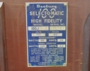 Jukebox "Select-o-matic 100" Seeburg Corporation, Chicago, USA, 1900-talets mitt