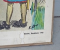 2 st. skolplanscher "NTF´s Trafiksignaler och Småskolans trafikbilder, 1969 samt 1945