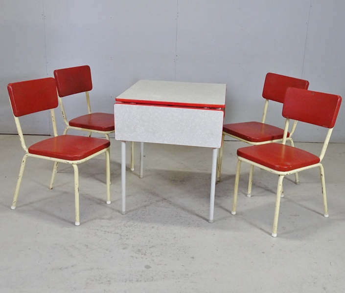 Bord med 4 stolar, 1950/60-tal