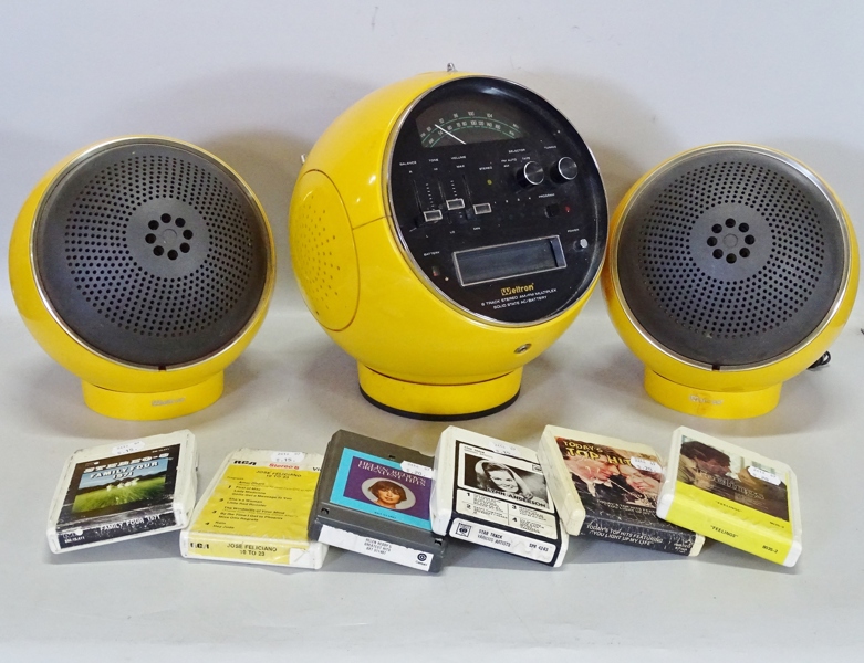 Stereo, 8-track med radio, Weltron