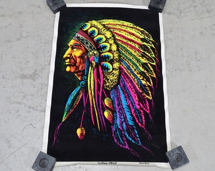 Affisch "indian Chief" 1972