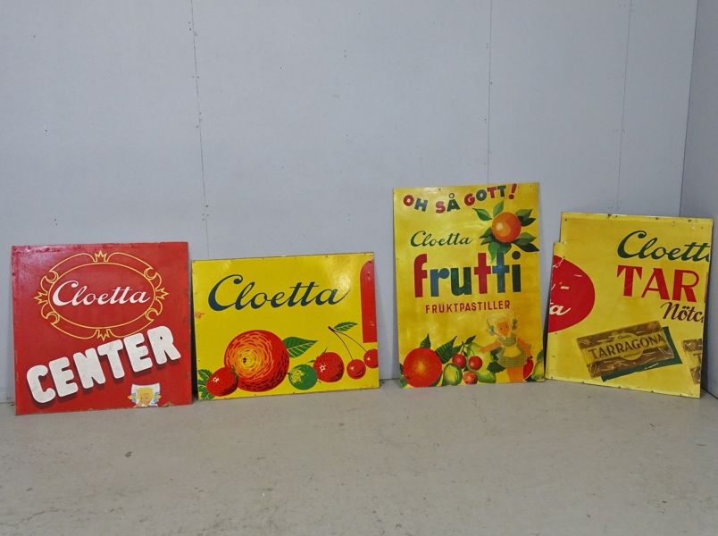 Reklamskyltar "Cloetta"
