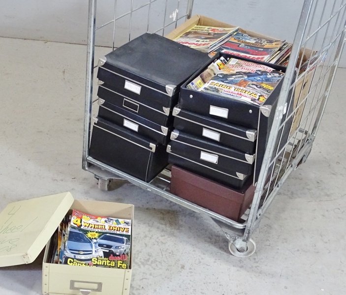 Stor samling biltidningar, 19/2000-tal