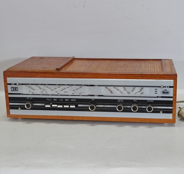 Radio med grammofon, Monark, 1900-tal