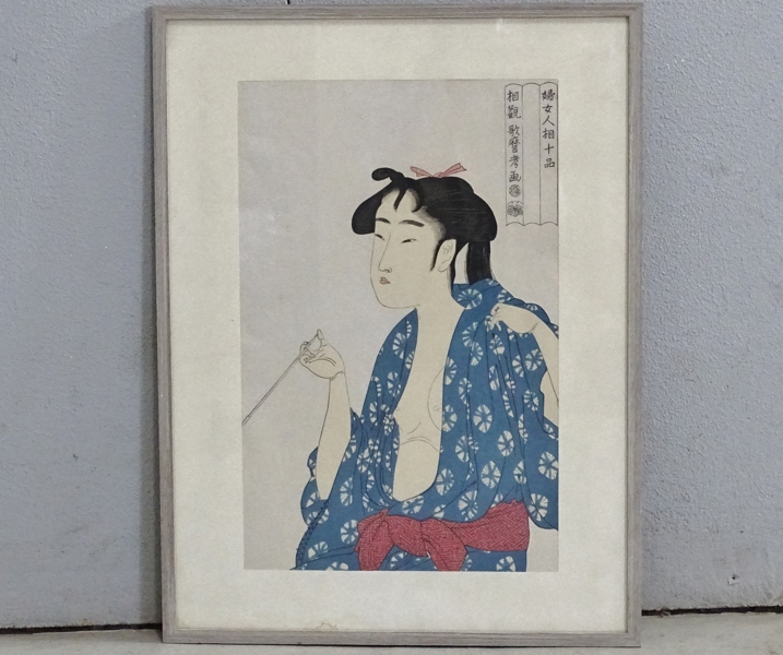 Träsnitt, Kitagawa Utamaro