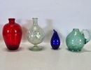 samling Vaser, glas, 8 delar