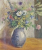 Oljemålning, blomsterstilleben