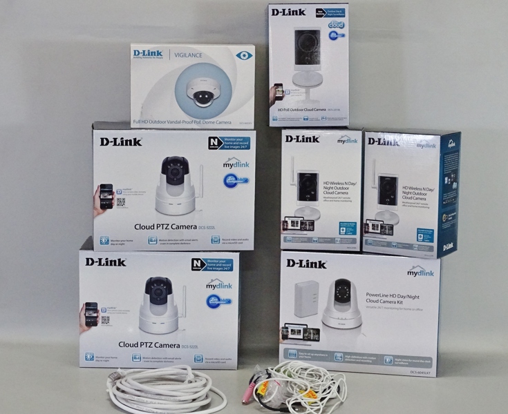 Parti övervakningskameror, D-Link