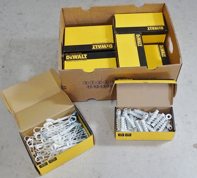 Parti Plugg/ gipsankare, DeWalt, 6+3 delar