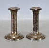 1 par ljusstakar, silver, England, 1900-talets första hälft