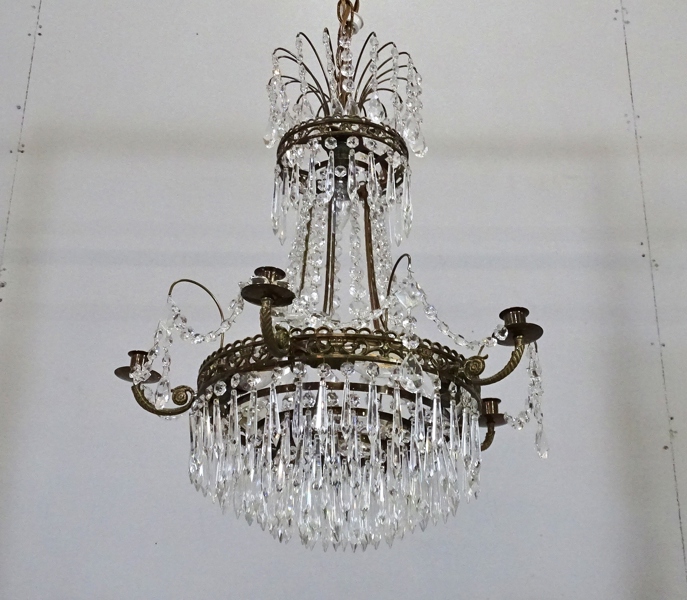 Kristallkrona, Empire stil, 1900-tal
