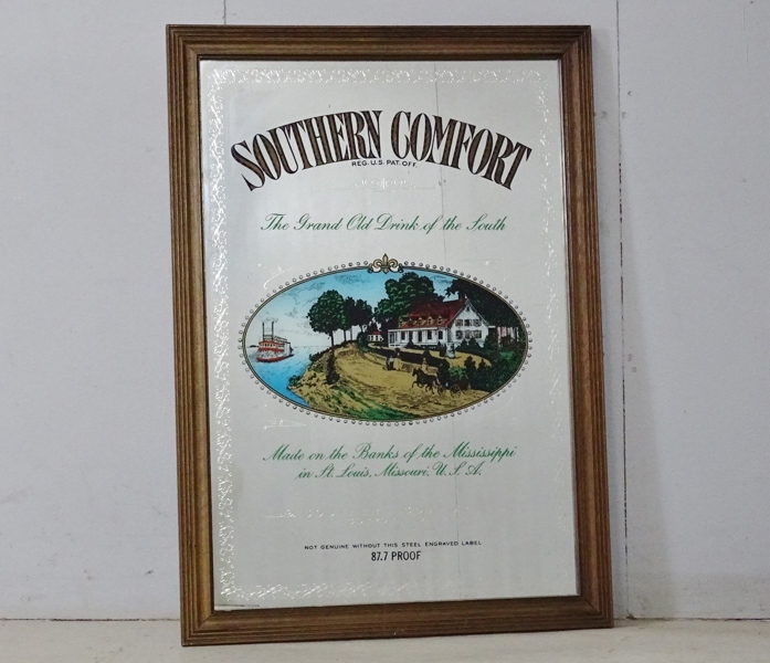 Barspegel "Southern Comfort" 1900-tal